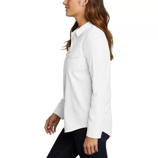 imageEddie Bauer Womens Departure 20 LongSleeve ShirtWhite