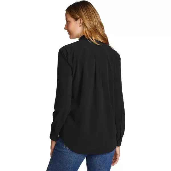 imageEddie Bauer Womens Departure 30 LongSleeve ShirtBlack