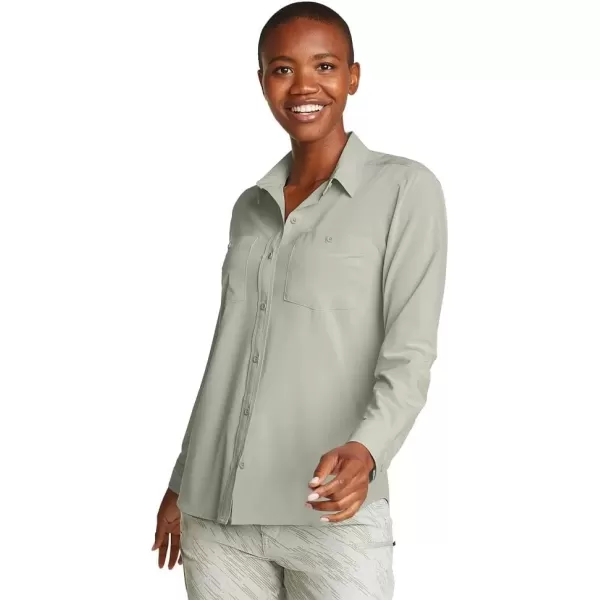 imageEddie Bauer Womens Departure 30 LongSleeve ShirtHerb