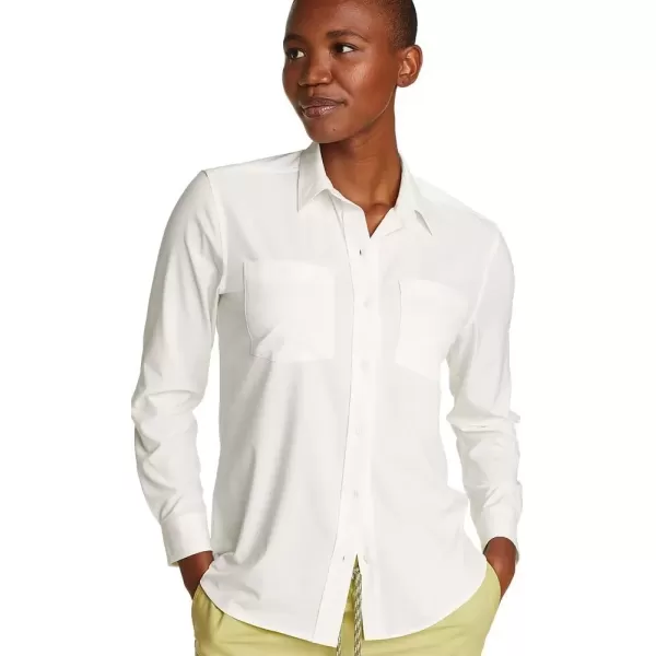 imageEddie Bauer Womens Departure 30 LongSleeve ShirtSnow