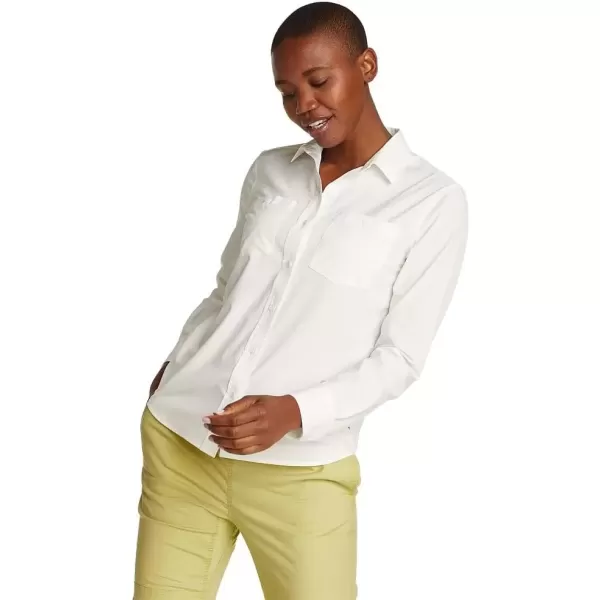 imageEddie Bauer Womens Departure 30 LongSleeve ShirtSnow