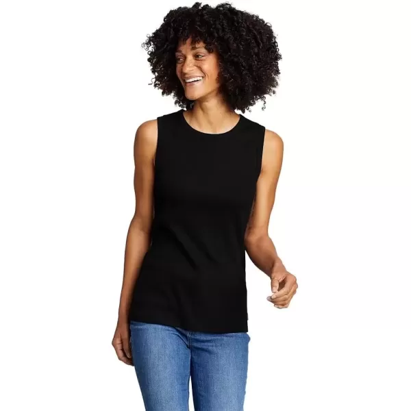 imageEddie Bauer Womens Essentials Ribbed Layering TankBlack