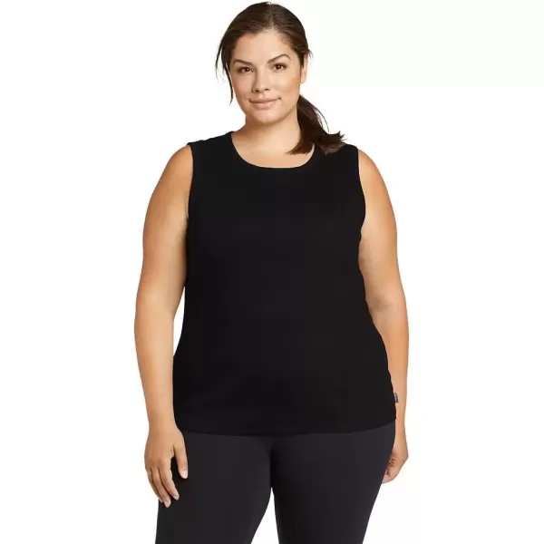 imageEddie Bauer Womens Essentials Ribbed Layering TankBlack