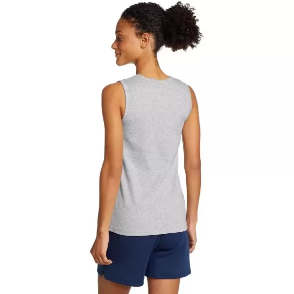 imageEddie Bauer Womens Essentials Ribbed Layering TankLt Htr Gray