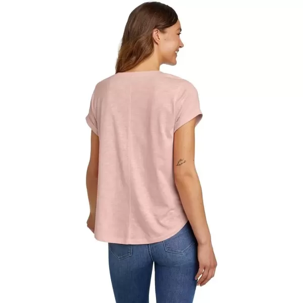 imageEddie Bauer Womens Gate Check ShortSleeve TShirtPale Pink