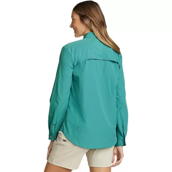 imageEddie Bauer Womens Guide UPF LongSleeve ShirtDusty Jade