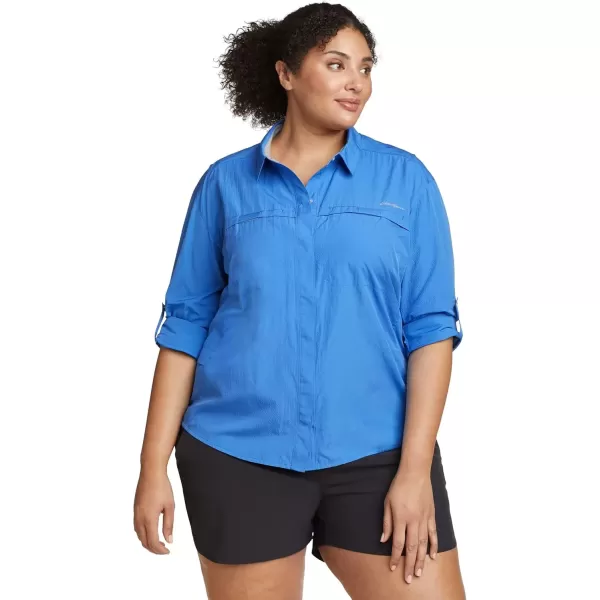 imageEddie Bauer Womens Plus Size ShirtBrilliant Blue