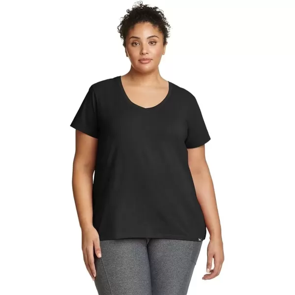 imageEddie Bauer Womens Tempo Light ShortSleeve TShirtBlack