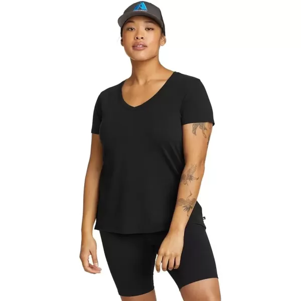 imageEddie Bauer Womens Tempo Light ShortSleeve TShirtBlack