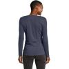 imageEddie Bauer Womens Favorite LongSleeve VNeck TShirtHtr Indigo