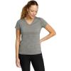 imageEddie Bauer Womens Resolution Stretch ShortSleeve VNeck TShirtDark Smoke