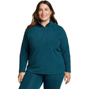 imageEddie Bauer Womens Quest 14 Zip SolidPlusPeacock