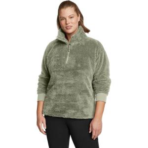 imageEddie Bauer Womens Quest Plush 14 Zip FleeceSage