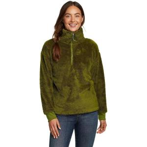 imageEddie Bauer Womens Quest Plush 14 Zip FleeceWintergreen