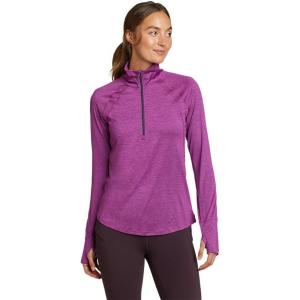 imageEddie Bauer Womens Regular Ls Reso 14 ZipGrape