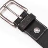 imageEddie Bauer Mens Casual Leather Belt with Metal BuckleBridle Leather  Black