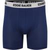 imageEddie Bauer Mens Microfiber Mesh Boxer Brief With Contoured Pouch 5 PackPatrol BlueBlackLt ChambrayPatriot BlueBlack