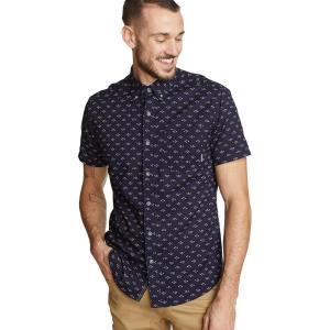 imageEddie Bauer Mens Printed Baja ShortSleeve ShirtEclipse