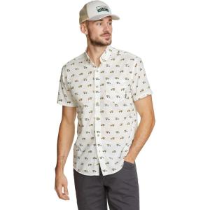 imageEddie Bauer Mens Printed Baja ShortSleeve ShirtOffwhite