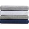 imageEddie Bauer  Twin Blanket Premium Cotton Variegated Weave Bedding Striped Home Decor OekoTex Certified Variegated Weave Stripe White TwinWhite