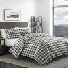 imageEddie Bauer  Twin Comforter Set Cotton Reversible Bedding Buffalo Plaid Home Decor for All Seasons Black Check TwinBlack Check