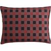 imageEddie Bauer  Twin Comforter Set Cotton Reversible Bedding Buffalo Plaid Home Decor for All Seasons Black Check TwinRedBlack