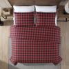 imageEddie Bauer  Twin Comforter Set Cotton Reversible Bedding Buffalo Plaid Home Decor for All Seasons Black Check TwinRedBlack