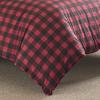 imageEddie Bauer  Twin Comforter Set Cotton Reversible Bedding Buffalo Plaid Home Decor for All Seasons Black Check TwinRedBlack