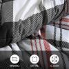 imageEddie Bauer  Twin Comforter Set Plaid Reversible Bedding Stylish ampamp Warm Home Decor Normandy Grey TwinGreyWhiteBeigeNormandy Plaid Black