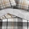 imageEddie Bauer  Twin Comforter Set Plaid Reversible Bedding Stylish ampamp Warm Home Decor Normandy Grey TwinGreyWhiteBeigeNormandy Plaid Grey