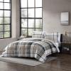 imageEddie Bauer  Twin Comforter Set Plaid Reversible Bedding Stylish ampamp Warm Home Decor Normandy Grey TwinGreyWhiteBeigeNormandy Plaid Grey