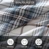 imageEddie Bauer  Twin Comforter Set Reversible Cotton Bedding with Matching Sham Plaid Home Decor for All Seasons Alder GreyRed TwinAlder BlueGrey