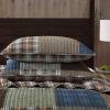 imageEddie Bauer  Twin Quilt Set Premium Cotton Reversible Bedding with Matching Sham Patchwork Home Decor Classic Patchwork Green Twin