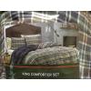 imageEddie Bauer Twin Comforter Set Reversible Microsuede Bedding with Matching Shams Casual Home Decor Rugged Plaid Brown TwinRugged Navy