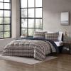 imageEddie Bauer Twin Comforter Set Reversible Microsuede Bedding with Matching Shams Casual Home Decor Rugged Plaid Brown TwinRugged Plaid Brown