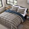 imageEddie Bauer Twin Comforter Set Reversible Microsuede Bedding with Matching Shams Casual Home Decor Rugged Plaid Brown TwinRugged Plaid Brown