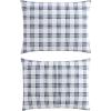 imageEddie Bauer Twin Duvet Cover Set Cotton Bedding Set with Matching Shams Casual Home Dcor Ticking Stripe Navy TwinBasic Plaid Navy
