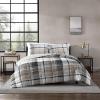 imageEddie Bauer  Twin Comforter Set Plaid Reversible Bedding Stylish ampamp Warm Home Decor Normandy Grey TwinGreyWhiteBeigeNormandy Plaid Grey