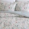 imageEddie Bauer  Twin Comforter Set Reversible Cotton Bedding with Matching Sham Classic Floral Home Decor with Plaid Reverse Woodland Forest Grey TwinWoodland Forest Grey