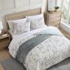 imageEddie Bauer  Twin Comforter Set Reversible Cotton Bedding with Matching Sham Classic Floral Home Decor with Plaid Reverse Woodland Forest Grey TwinWoodland Forest Grey