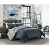 imageEddie Bauer  Twin Comforter Set Reversible Cotton Bedding with Matching Sham PreWashed for Added Softness Kingston Navy TwinCharcoal