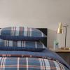 imageEddie Bauer  Twin Duvet Cover Reversible Bedding Set with Matching Shams Cozy Home Decor Shasta Lake Navy TwinNavy