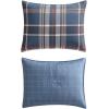 imageEddie Bauer  Twin Duvet Cover Reversible Bedding Set with Matching Shams Cozy Home Decor Shasta Lake Navy TwinNavy