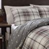 imageEddie Bauer  Twin Duvet Cover Set Cotton Reversible Bedding with Matching Sham Plaid Home Decor for All Seasons Alder CharcoalRed TwinAlder CharcoalRed