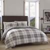 imageEddie Bauer  Twin Duvet Cover Set Cotton Reversible Bedding with Matching Sham Plaid Home Decor for All Seasons Alder CharcoalRed TwinAlder CharcoalRed