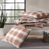 imageEddie Bauer  Twin Duvet Cover Set Reversible Cotton Bedding with Matching Sham Stylish Home Decor for All Seasons Edgewood Red TwinRed