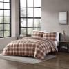 imageEddie Bauer  Twin Duvet Cover Set Reversible Cotton Bedding with Matching Sham Stylish Home Decor for All Seasons Edgewood Red TwinRed