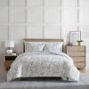 imageEddie Bauer  Twin Comforter Set Reversible Cotton Bedding with Matching Sham Classic Floral Home Decor with Plaid Reverse Woodland Forest Grey TwinWoodland Forest Grey