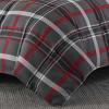 imageEddie Bauer  Twin Comforter Set Reversible Plaid Bedding with Matching Sham Home Decor for Colder Months Willow Dark Grey TwinWillow Plaid Grey