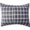 imageEddie Bauer  Twin Comforter Set Reversible Plaid Bedding with Matching Sham Home Decor for Colder Months Willow Dark Grey TwinWillow Plaid Grey